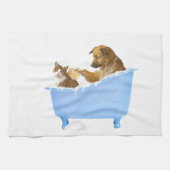 Linge De Cuisine Lavage de chat (Horizontal)