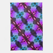 Linge De Cuisine Lavande Clematis Fleur Nichée Dans Trellis (Vertical)