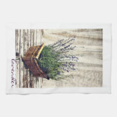 Linge De Cuisine lavande dans un panier (Horizontal)