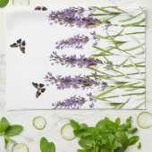 Linge De Cuisine Lavande et papillons (Plié)