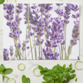 Linge De Cuisine Lavande violette #1 #décoration #art (Plié)