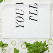 Linge De Cuisine Lave-toi, je sècherai (Plié)