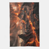 Linge De Cuisine Lave volcanique (Vertical)