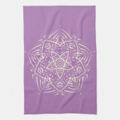 Linge De Cuisine Lavendel Spirit Mandala Elfenbein (Vertical)