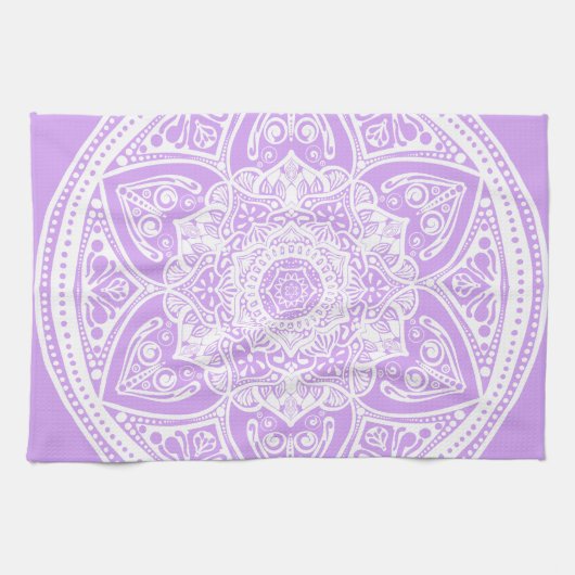 Linge De Cuisine Lavender Mandala (Horizontal)