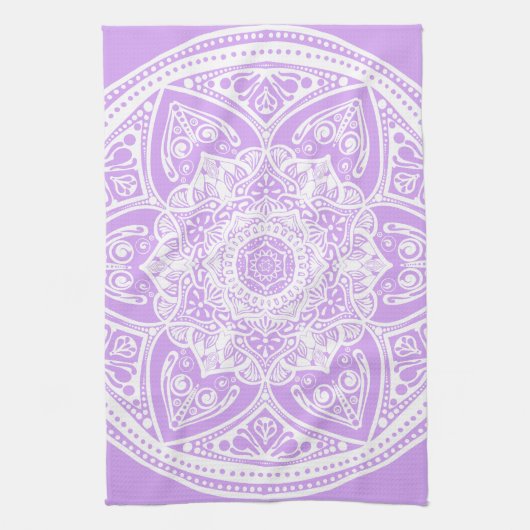 Linge De Cuisine Lavender Mandala (Vertical)