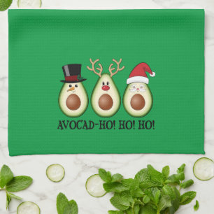 Linge De Cuisine L'Avocado de Noël Frosty, Rudolph et Père Noël