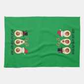 Linge De Cuisine L'Avocado de Noël Frosty, Rudolph et Père Noël (Horizontal)