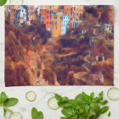 Linge De Cuisine ldp CORNIGLIA - Cinque Terre - (Plié)