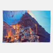 Linge De Cuisine ldp POSITANO Côte Amalfi - coucher de soleil pris  (Horizontal)