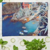 Linge De Cuisine ldp RIOMAGGIORE - Cinque Terre - (Plié)