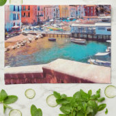Linge De Cuisine ldp SORRENTO - panorama - plage - (Plié)