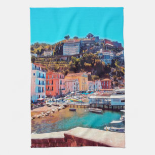 Linge De Cuisine ldp SORRENTO - panorama - plage -