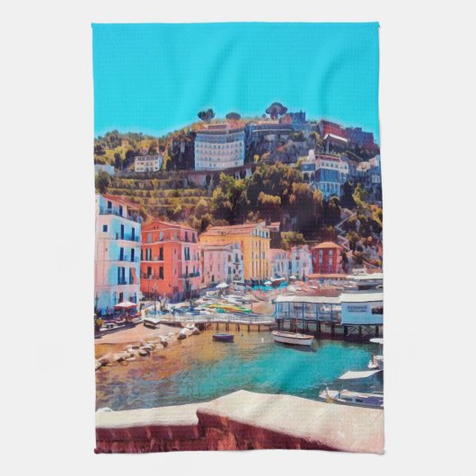 Linge De Cuisine ldp SORRENTO - panorama - plage - (Vertical)