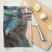 Linge De Cuisine Le baiser d'Auguste Rodin aux Tuileries, Paris (Quart Plié)