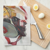 Linge De Cuisine Le baiser de la sorcière : Jack-o'-lantern à Hallo (Quart Plié)