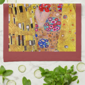 Linge De Cuisine Le baiser par Gustav Klimt (Plié)