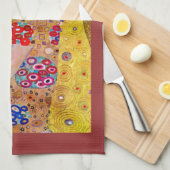 Linge De Cuisine Le baiser par Gustav Klimt (Quart Plié)