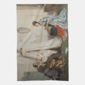 Linge De Cuisine Le bébé dort (par Gerolamo Induno) (Vertical)