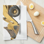 Linge De Cuisine Le bêcheur d'excavatrice de construction le plus (Quart Plié)