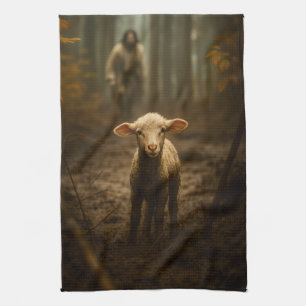 Linge De Cuisine Le Bon Berger et l'Agneau Perdu – Jésus & Agneau