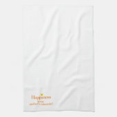 Linge De Cuisine Le bonheur est la cocotte en terre de ma mère (Vertical)