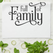 Linge De Cuisine Le bonheur est une cuisine familiale. (Plié)