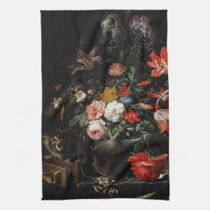Linge De Cuisine Le Bouquet renversé par Abraham Mignon  