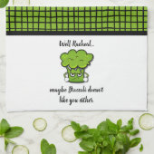 Linge De Cuisine Le brocoli ne vous aime pas non plus Personnalisé (Plié)