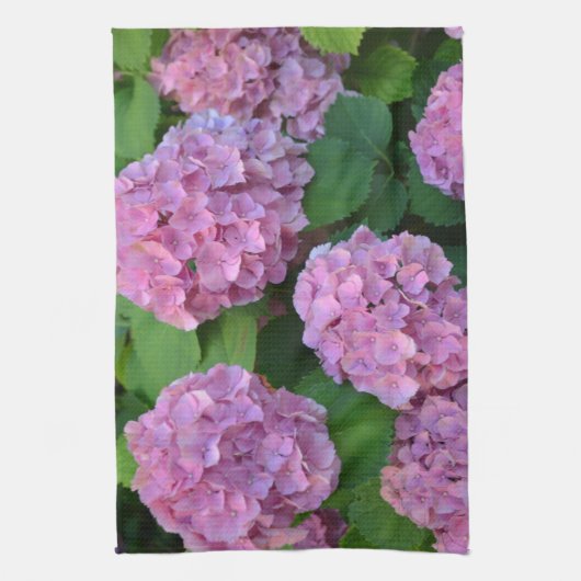 Linge De Cuisine Le buisson d'hortensia rose (Vertical)