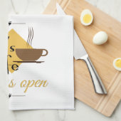 Linge De Cuisine Le café de maman toujours ouvert (Quart Plié)