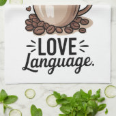 Linge De Cuisine Le café est mon (Plié)