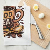 Linge De Cuisine Le café est toujours (Quart Plié)