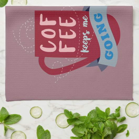 Linge De Cuisine Le Café M'Emmène (Plié)