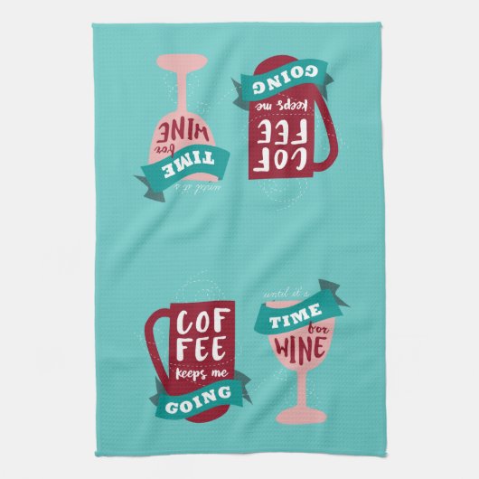 Linge De Cuisine Le Café M'Emmène (Vertical)