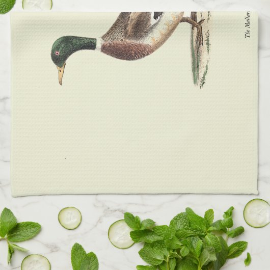 Linge De Cuisine Le canard colvert ou sauvage (Anas platyrhynchos) (Plié)