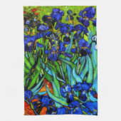 Linge De Cuisine Le célèbre tableau de Van Gogh, Irises, (Vertical)
