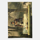 Linge De Cuisine Le cercueil en verre du blanc de neige (Vertical)