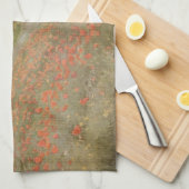 Linge De Cuisine Le champ de pavot de Monet (Quart Plié)