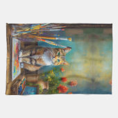 Linge De Cuisine Le Chat Artistique (Horizontal)