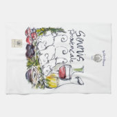 Linge De Cuisine Le Chat d'Argent "Souris Provençale" Chef (Horizontal)