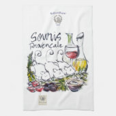 Linge De Cuisine Le Chat d'Argent "Souris Provençale" Chef (Vertical)