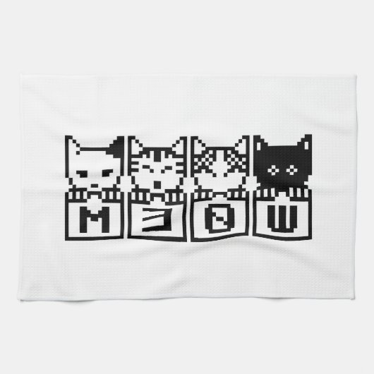 LINGE DE CUISINE LE CHATS M30W 8 BITS (Horizontal)
