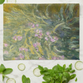 Linge De Cuisine Le chemin à travers les Irises - Claude Monet (Plié)
