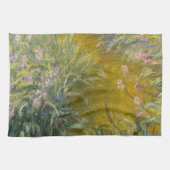 Linge De Cuisine Le chemin à travers les Irises - Claude Monet (Horizontal)