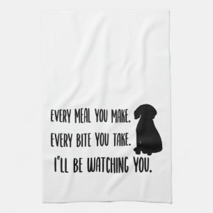 Linge De Cuisine Le Chien à l'oeil - Un cadeau pour le Amoureux de