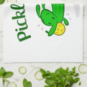 Linge De Cuisine "Le chien de conserves au vinaigre de Pickleball" (Plié)