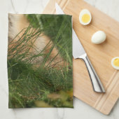 Linge De Cuisine Le chou renard dans une forêt verte (Quart Plié)