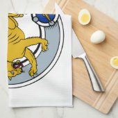 Linge De Cuisine Le clan de Sutherland Badge (Quart Plié)