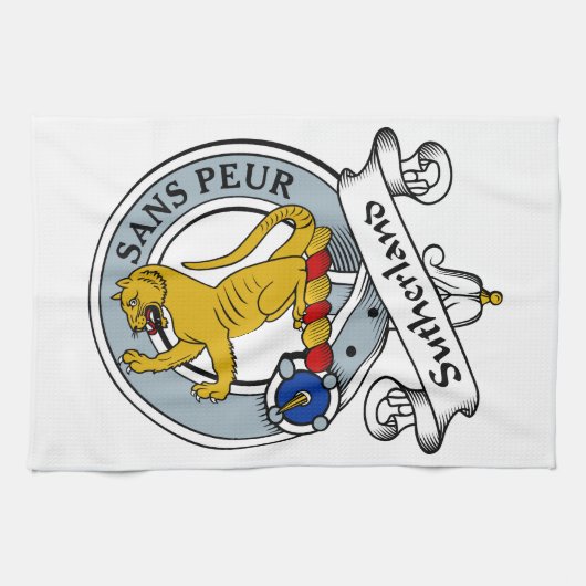 Linge De Cuisine Le clan de Sutherland Badge (Horizontal)